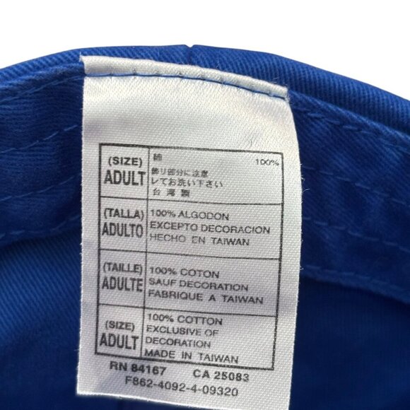 DISNEY Distressed Hat Cap Blue Adjustable Walt Disney World Disneyland Adult - Picture 8 of 8